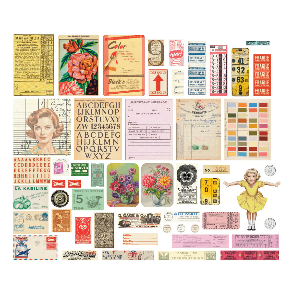 Book 10 - Cardstock Die Cuts by Esther Glas