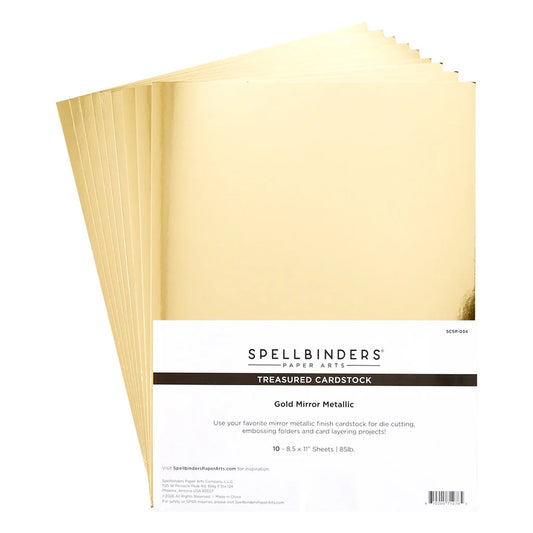 Gold Mirror Metallic - Textured Cardstock