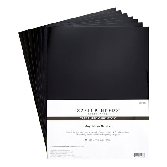 Onyx Mirror Metallic - Textured Cardstock