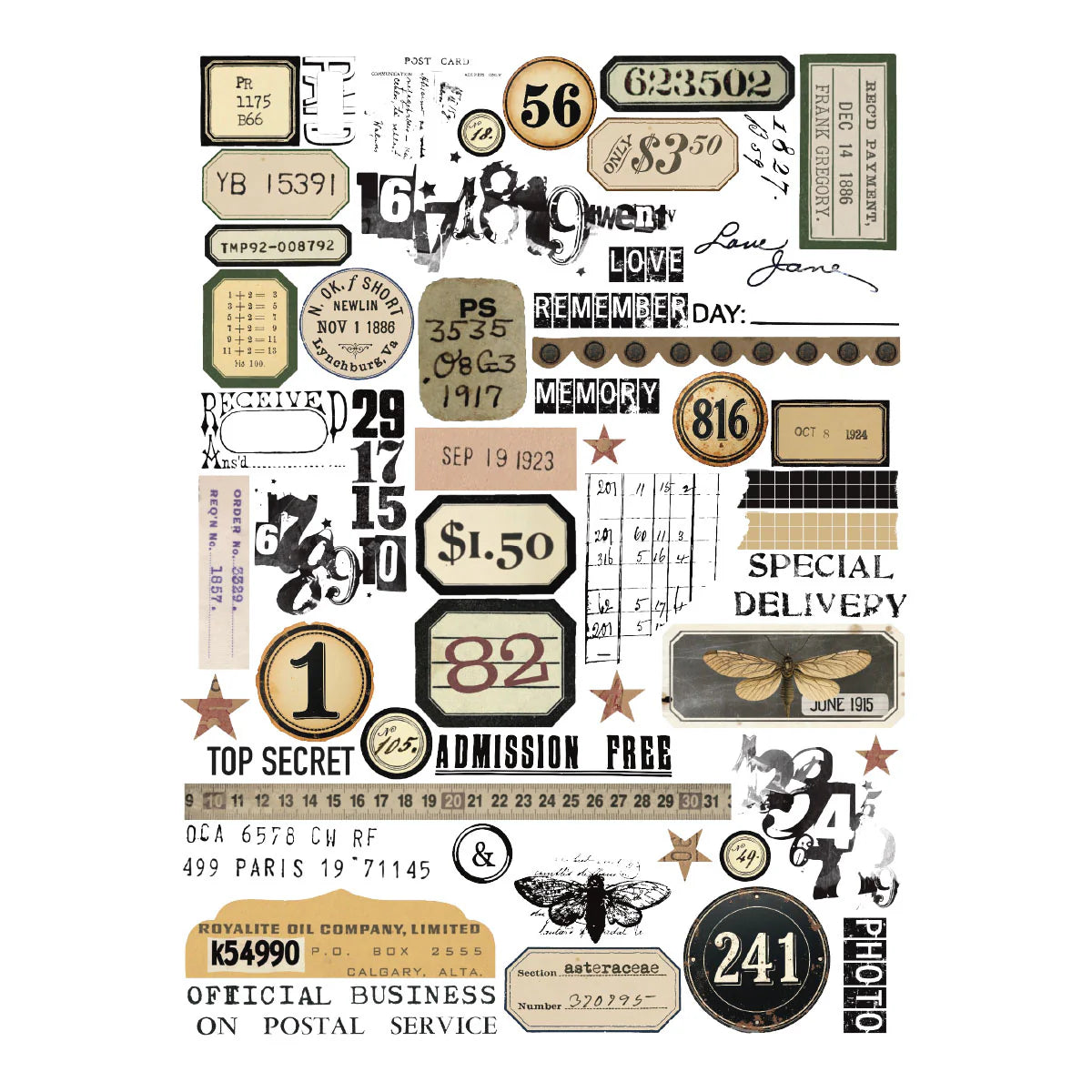 Noted Details - Rub-Ons by Esther Glas