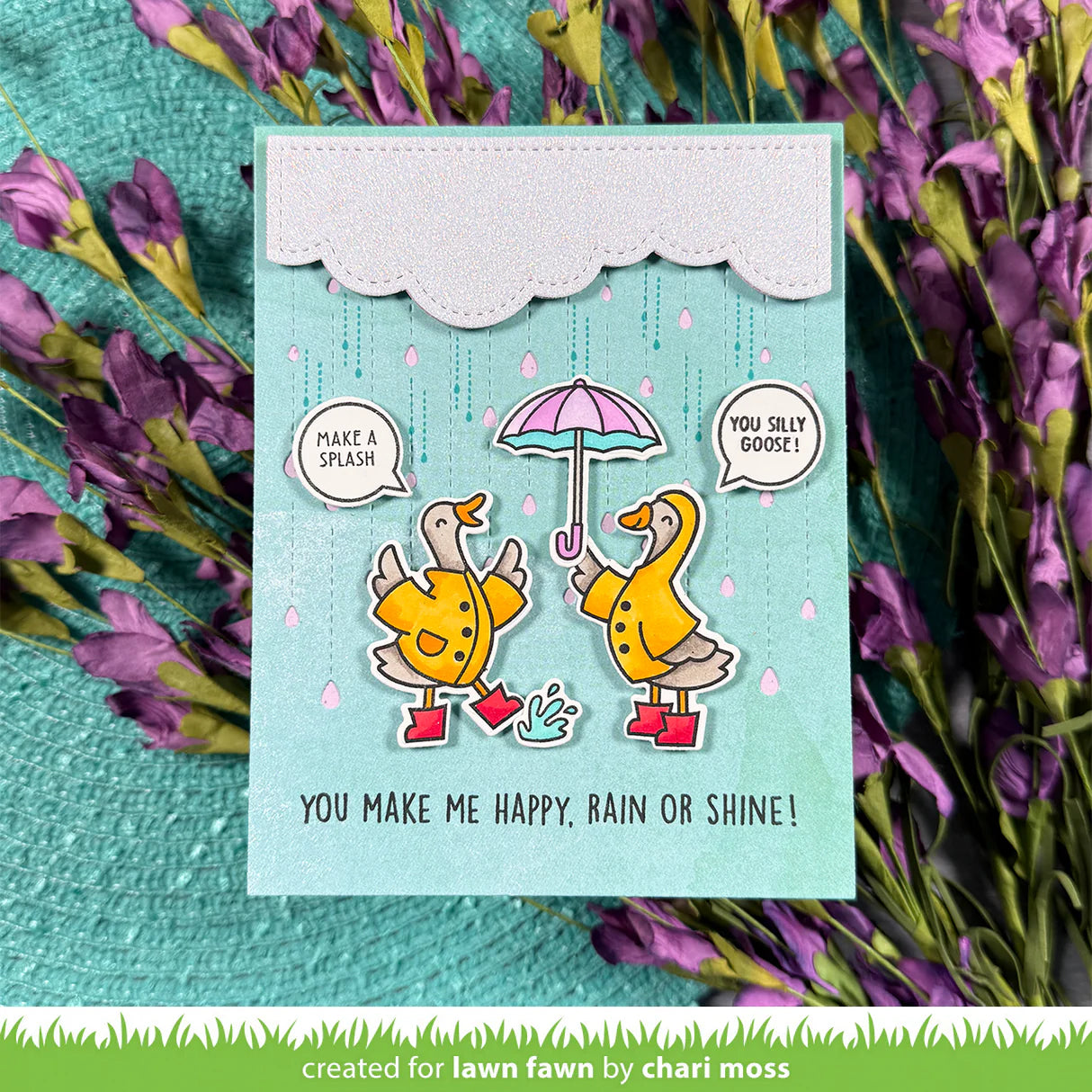 Silly Goose, Rain Or Shine! - Stamps