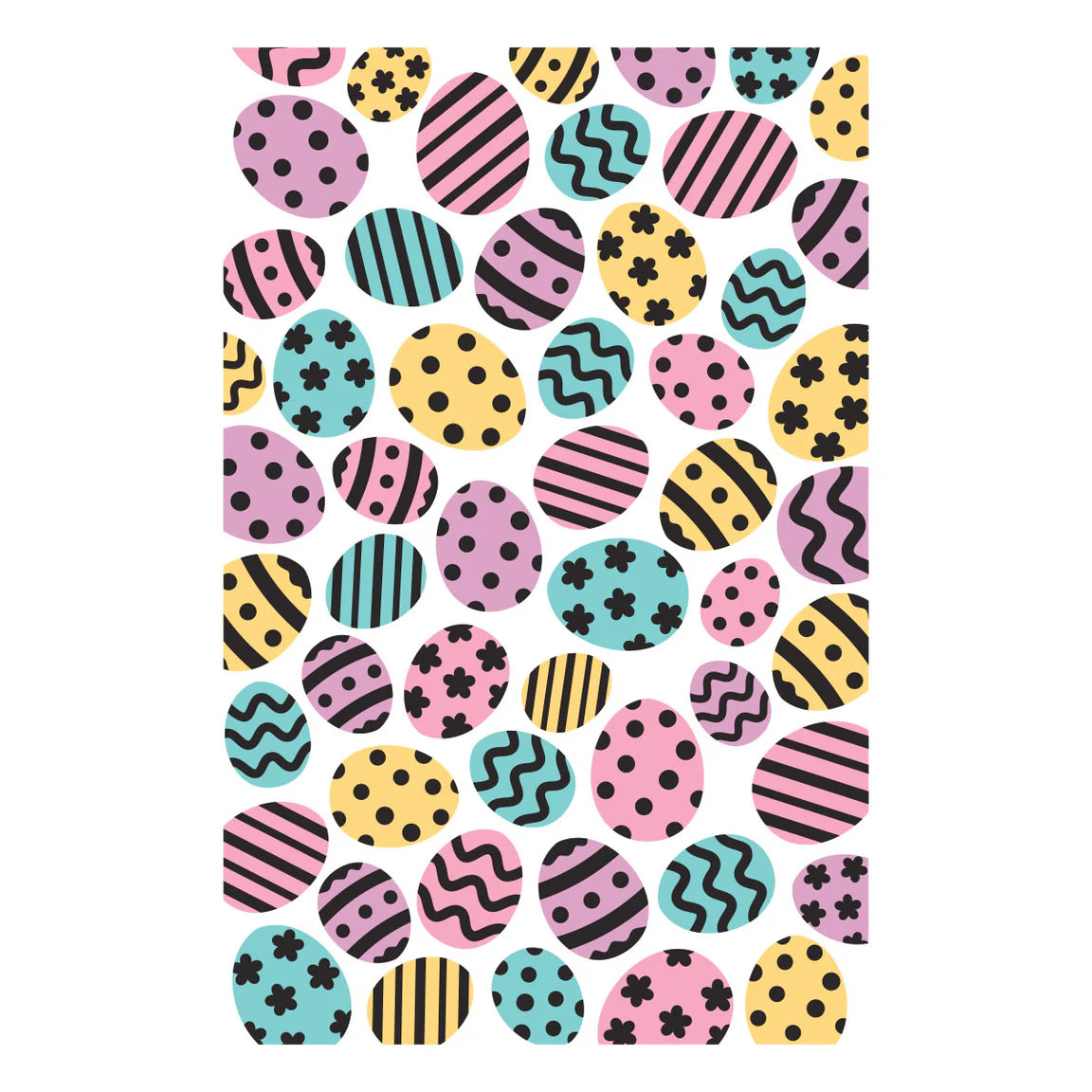 Layered Ornate Eggs by Simon Hurley - Stencils