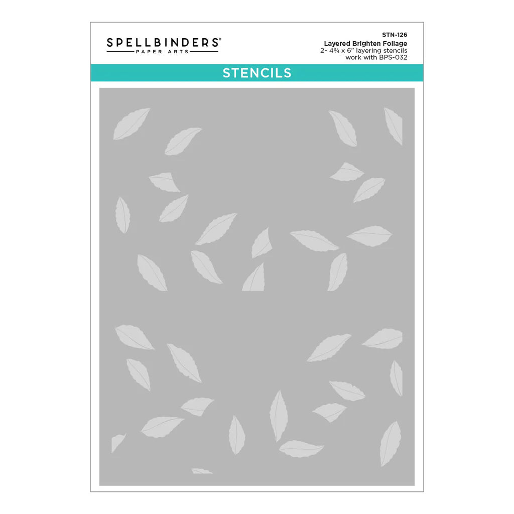 Betterpress Society May 2026 - Brighten Foliage Press Plate & Stencil