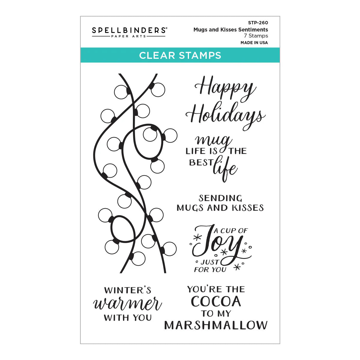 Merry Mugs and Kisses - Stamp & Stencil Bundle