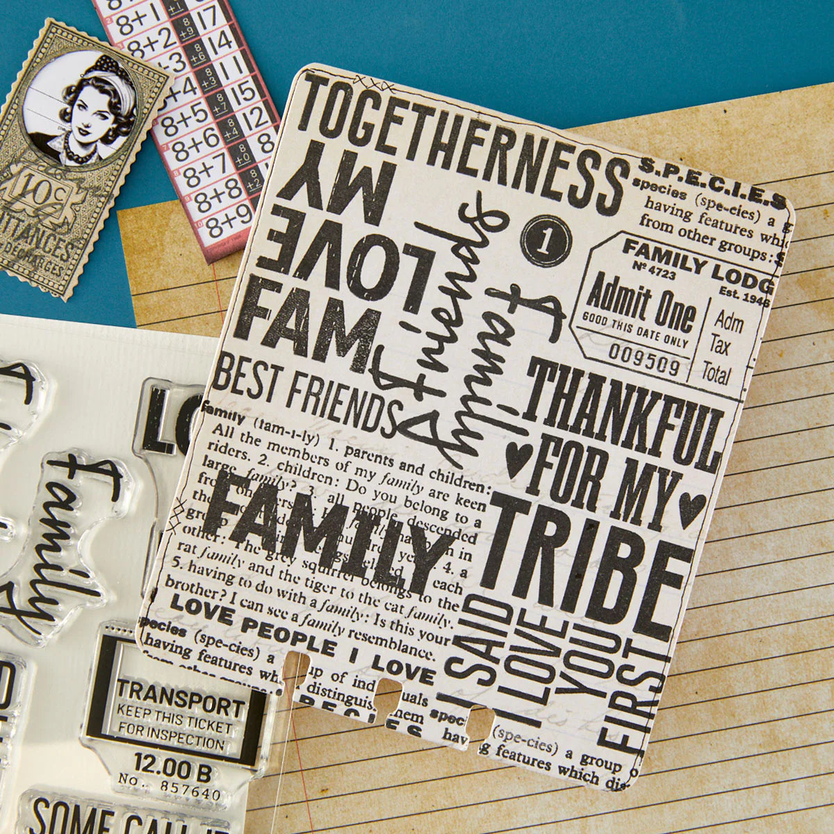 Family & Friends - Stamp by Esther Glas