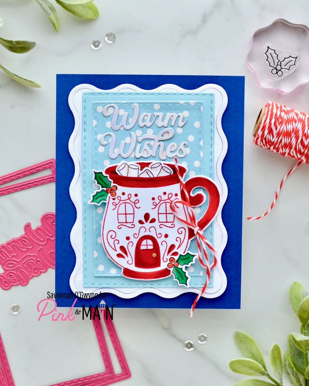 Merry Sentiments - Word Die