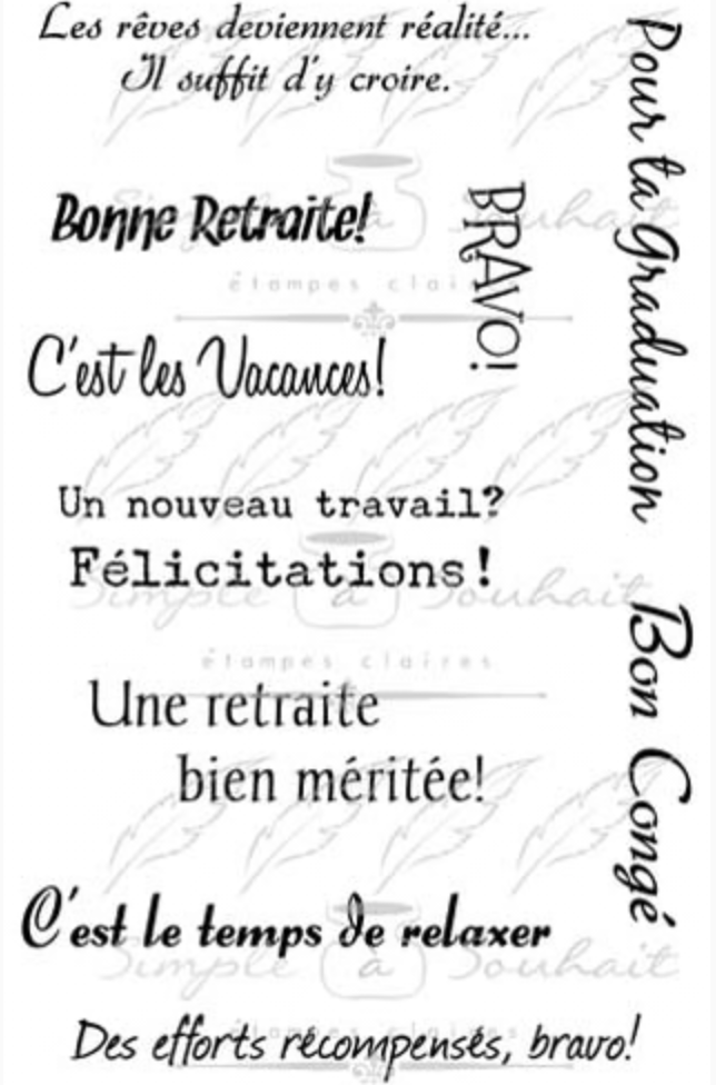 Étapes de Vie - Étamples