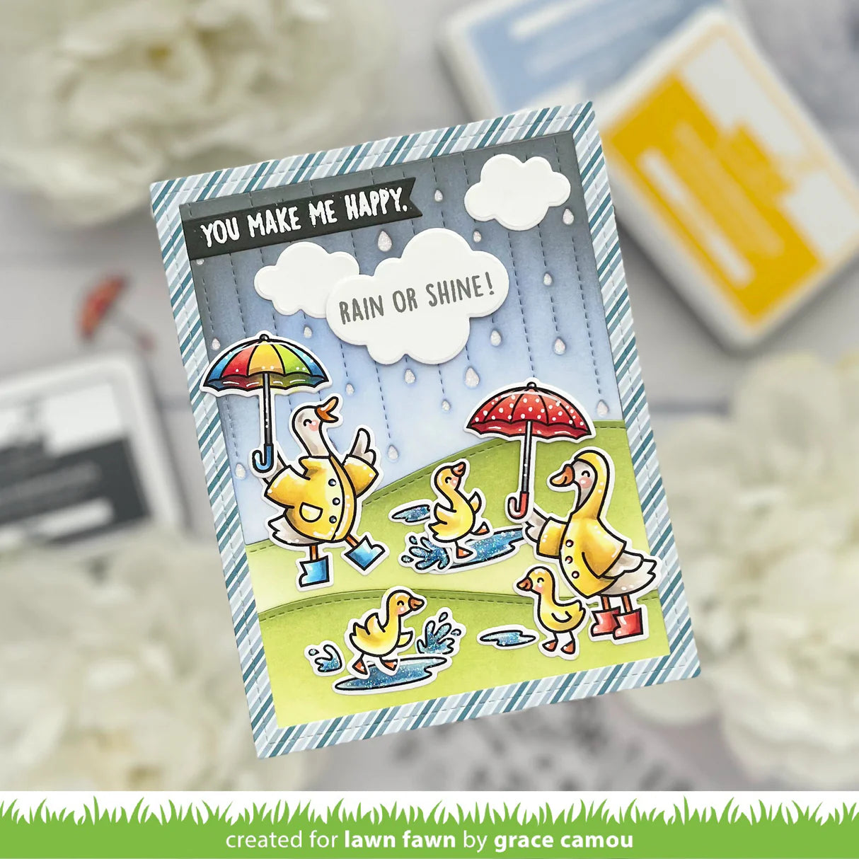 Silly Goose, Rain Or Shine! - Stamps