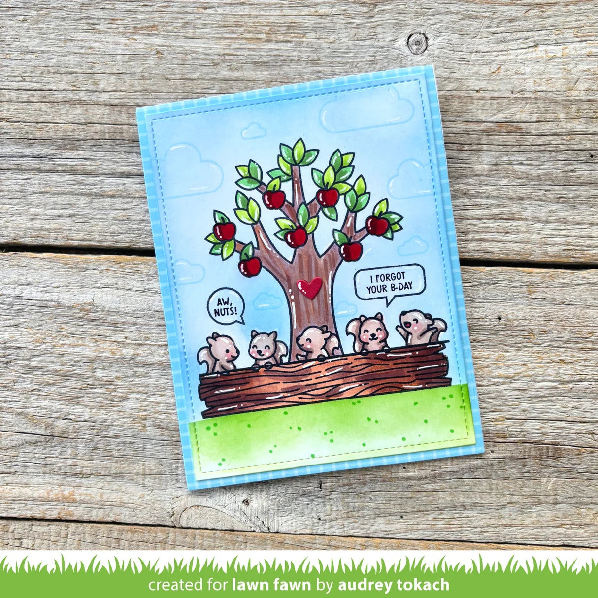 Simply Celebrate Squirrels - Stamp & Lawn Cuts