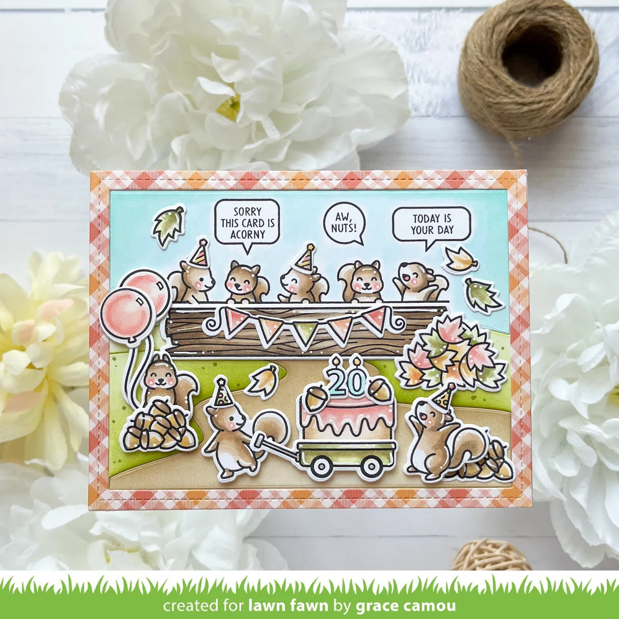 Simply Celebrate Squirrels - Stamp & Lawn Cuts