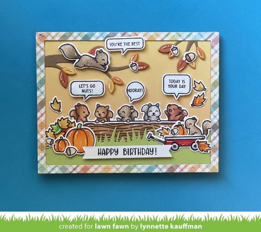 Simply Celebrate Squirrels - Stamp & Lawn Cuts