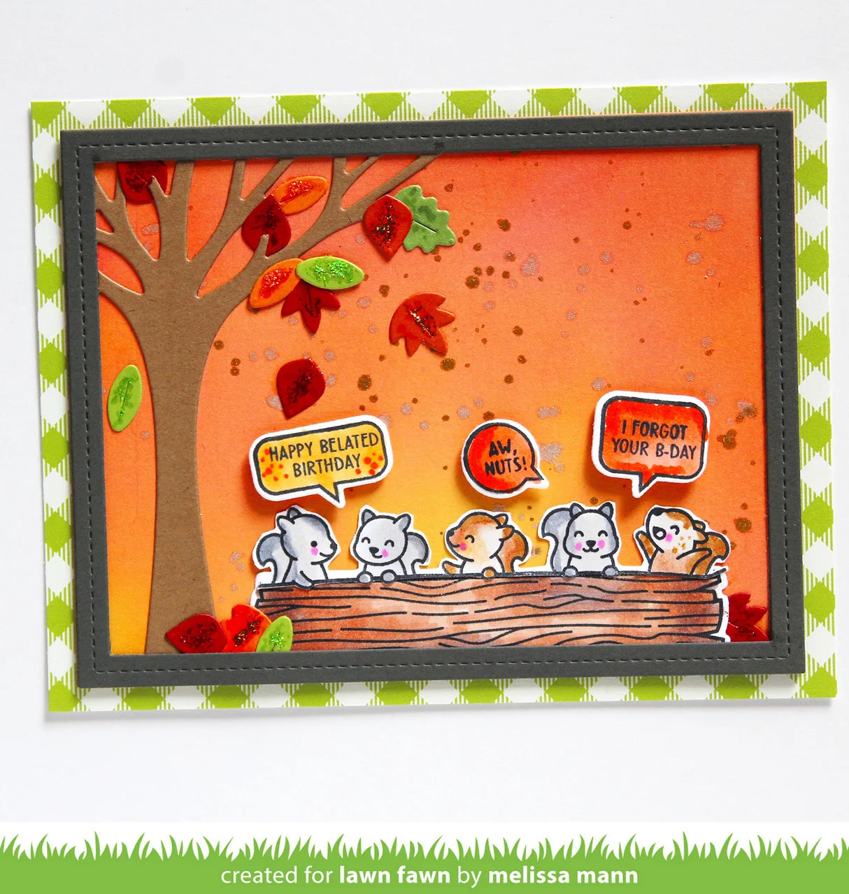 Simply Celebrate Squirrels - Stamp & Lawn Cuts