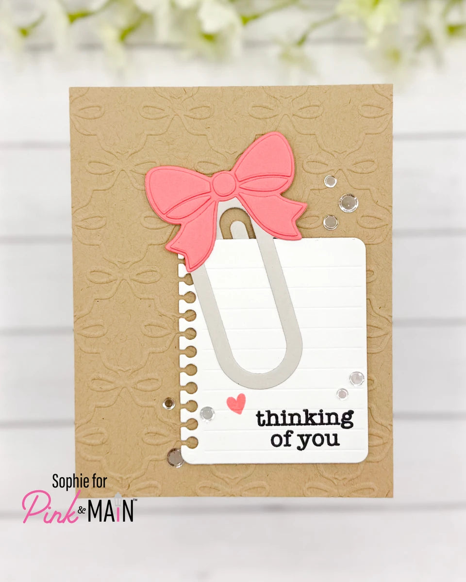 Big Bow Paperclip - Dies