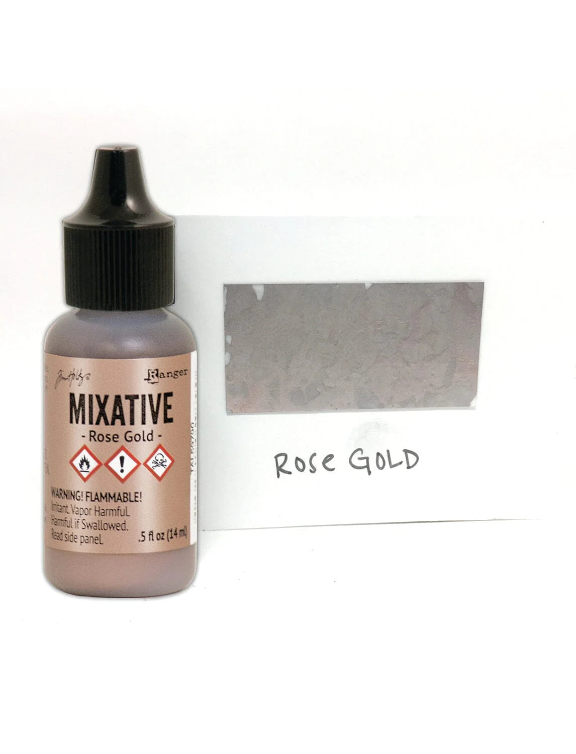 Alcohol Ink - Metal Mixative 1/2 oz - Rose Gold
