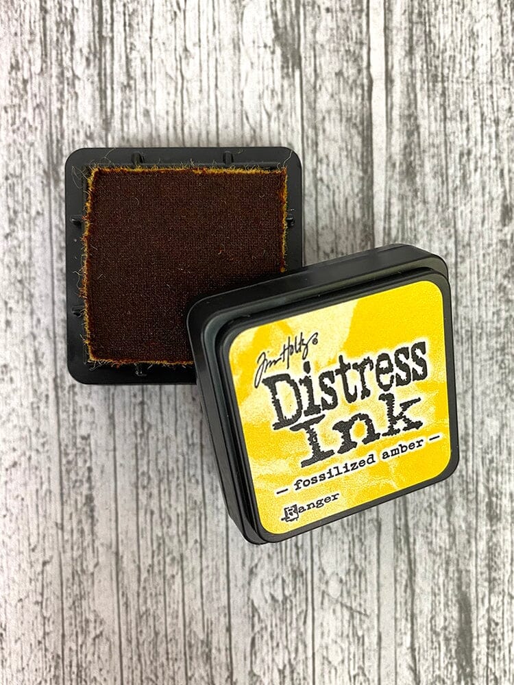 Distress "Mini" Ink Pad - Fossilized Amber
