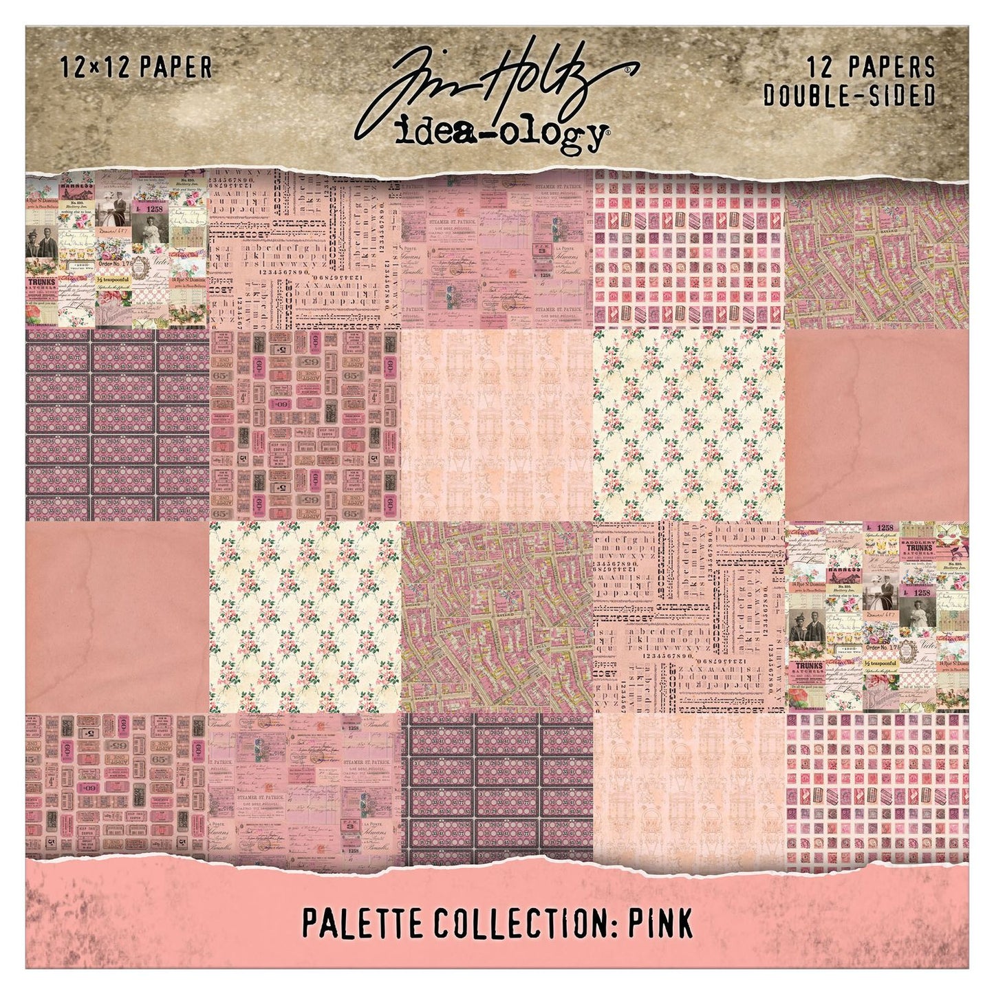 12x12 Idea-ology Double Sided Cardstock - Pink