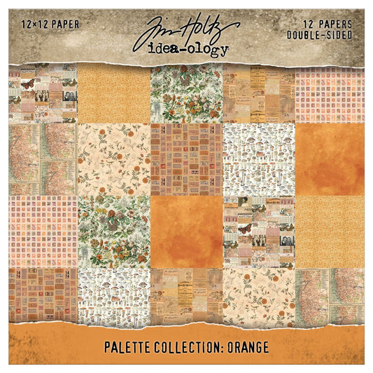 12x12 Idea-ology Double Sided Cardstock - Orange