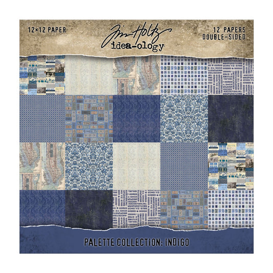 12x12 Idea-ology Double Sided Cardstock - Indigo