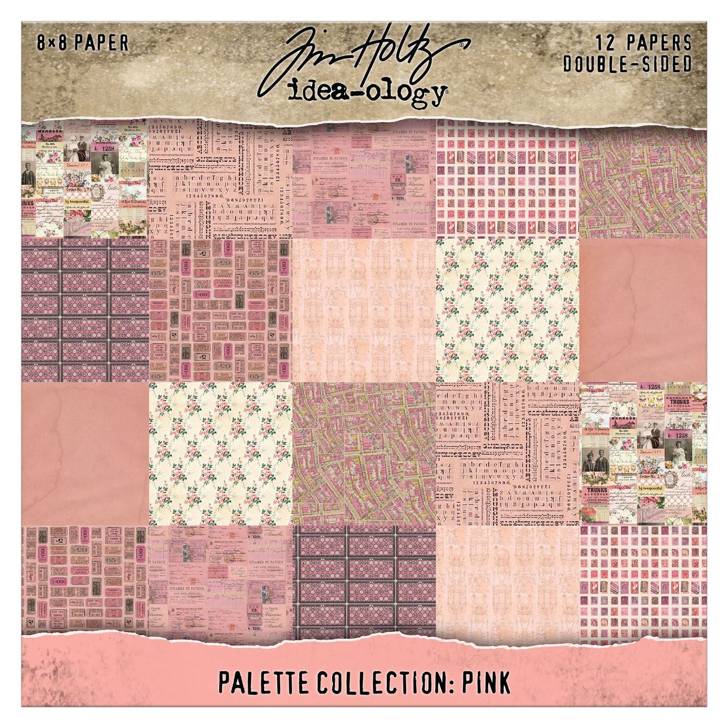 8x8 Idea-ology Double Sided Cardstock - Pink