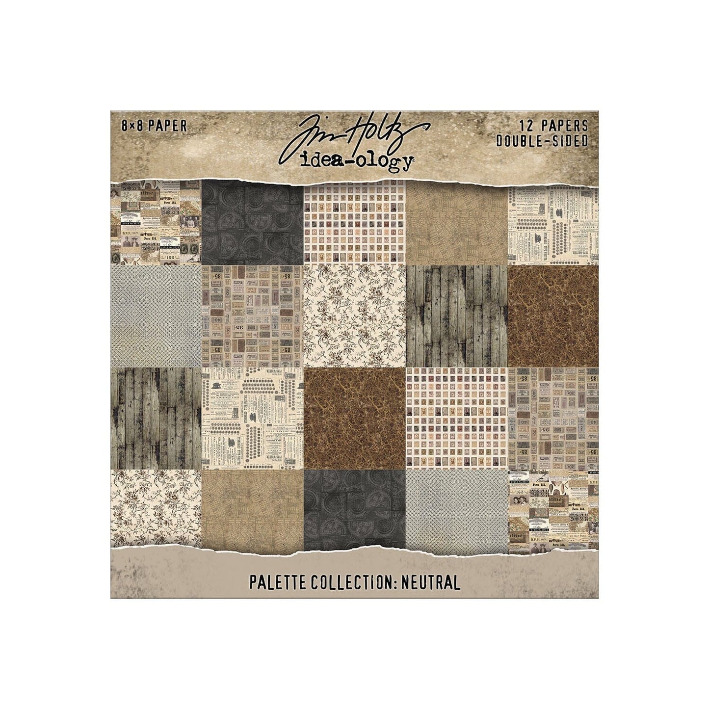 8x8 Idea-ology Double Sided Cardstock - Neutral