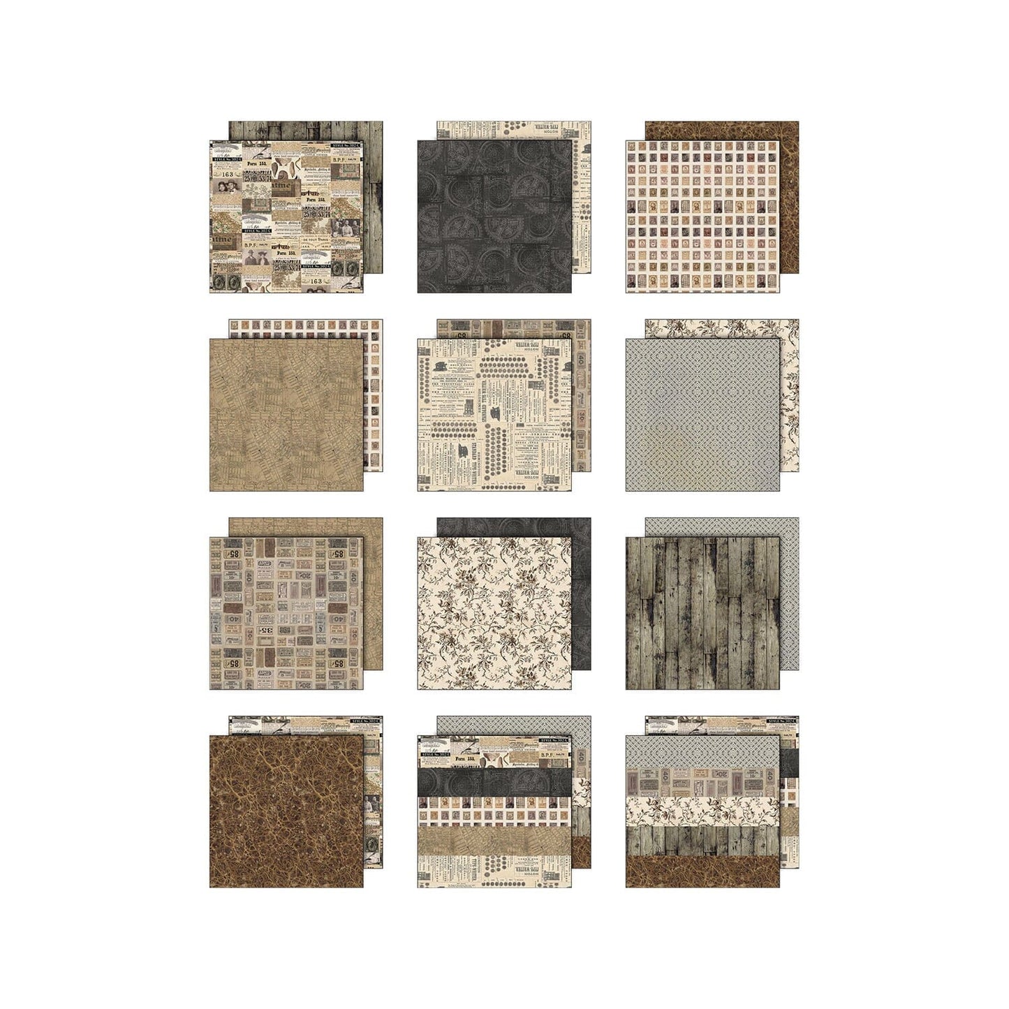 8x8 Idea-ology Double Sided Cardstock - Neutral