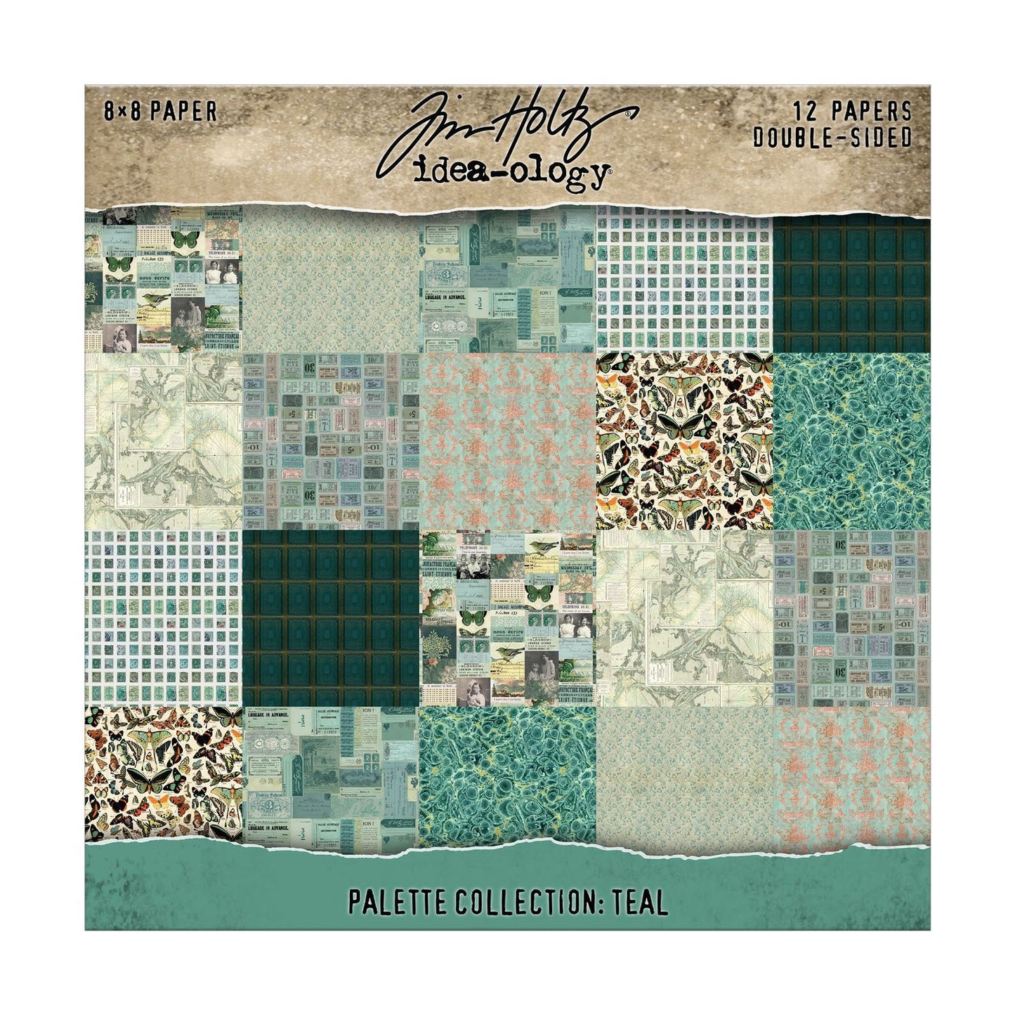 8x8 Idea-ology Double Sided Cardstock - Teal