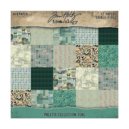 8x8 Idea-ology Double Sided Cardstock - Teal