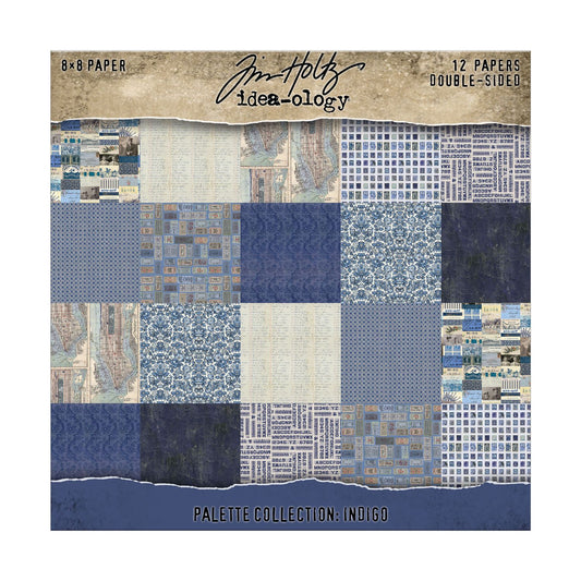 8x8 Idea-ology Double Sided Cardstock - Indigo