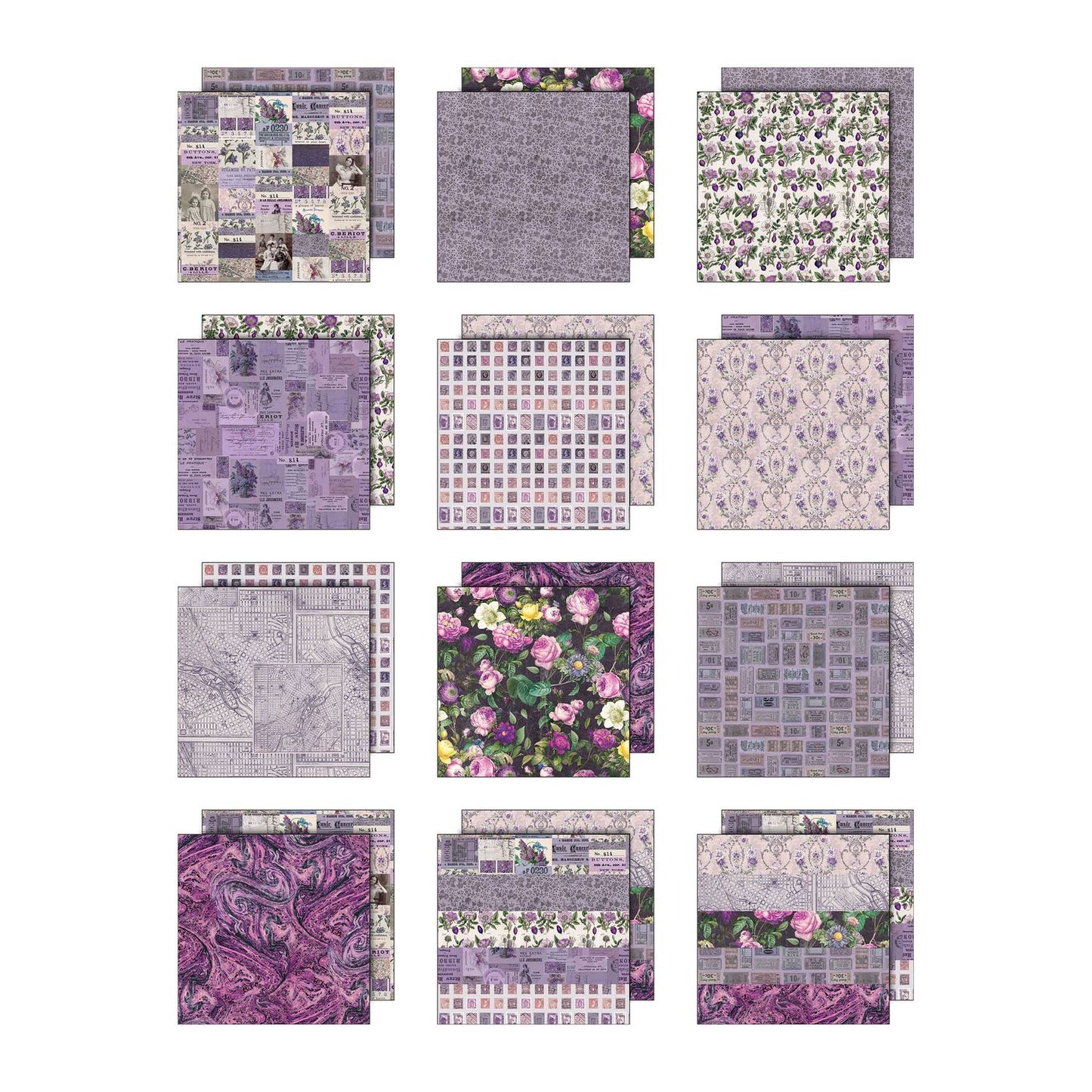 8x8 Idea-ology Double Sided Cardstock - Purple