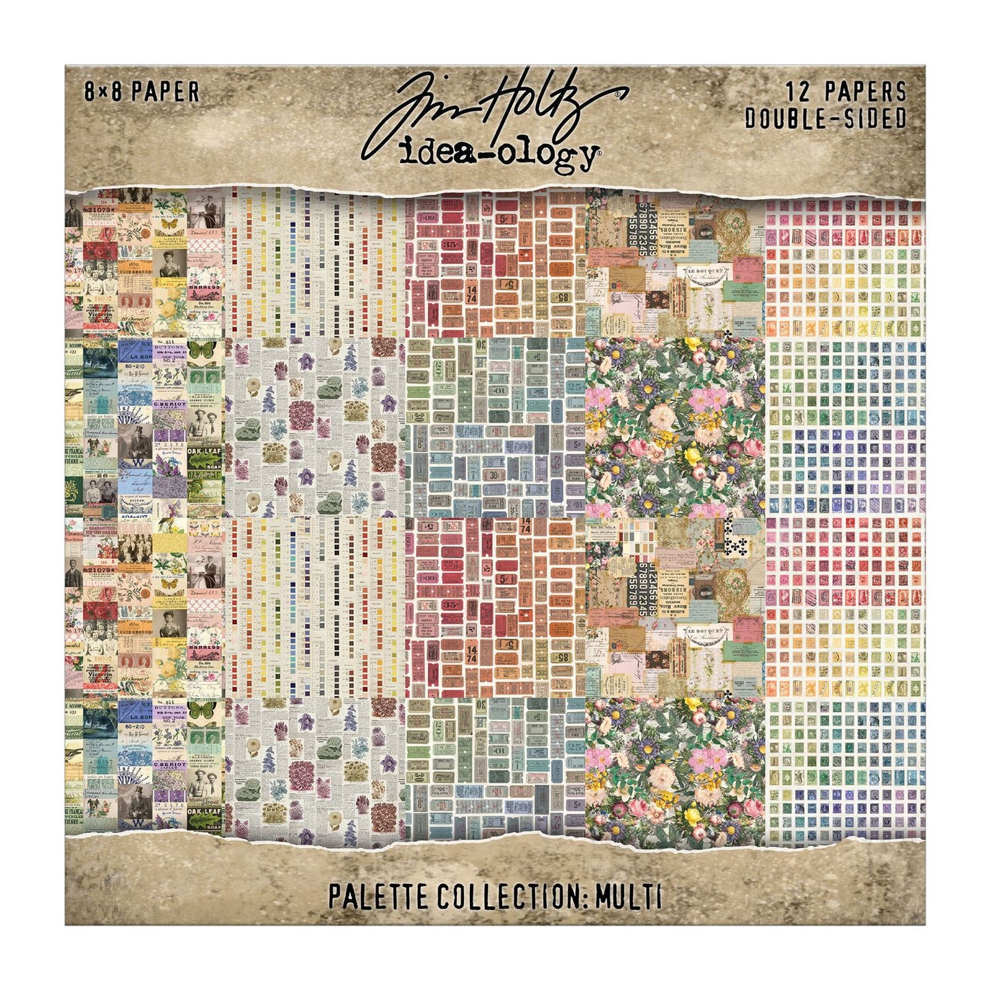 12x12 Idea-ology Double Sided Cardstock - Multi