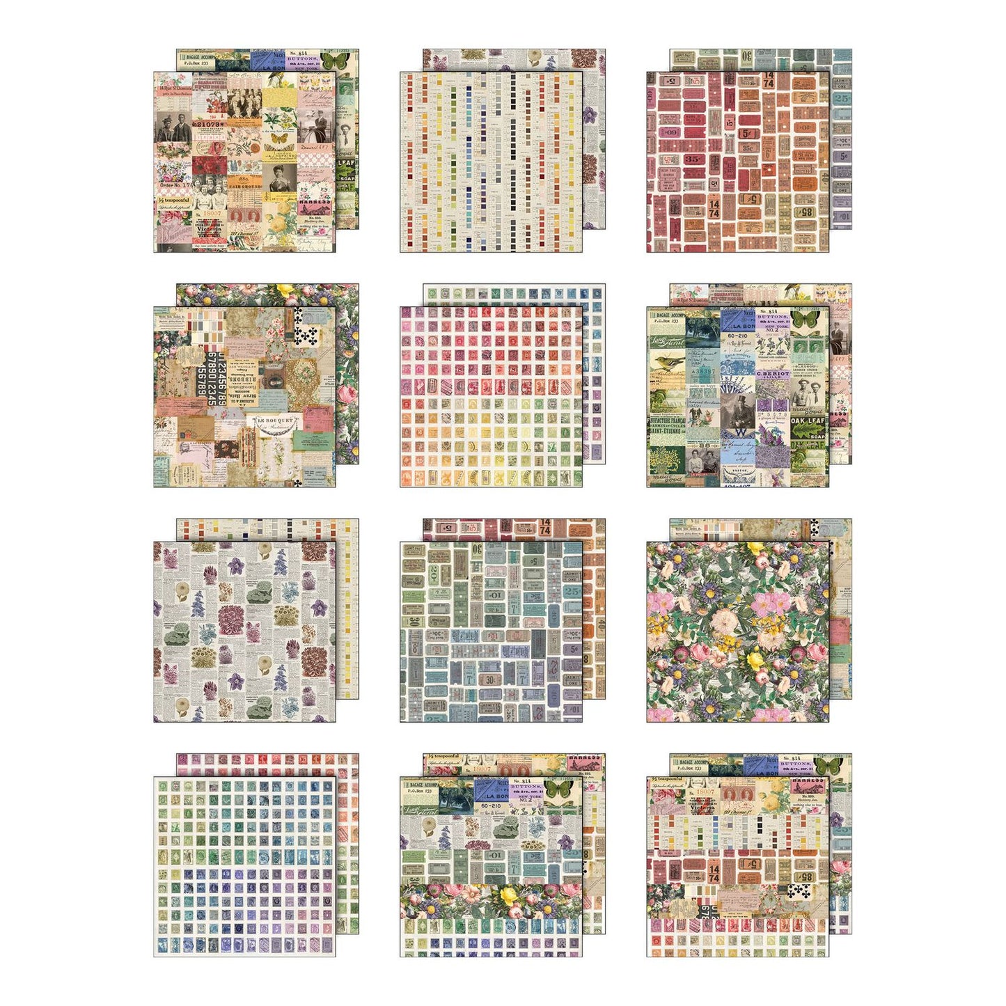 8x8 Idea-ology Double Sided Cardstock - Multi