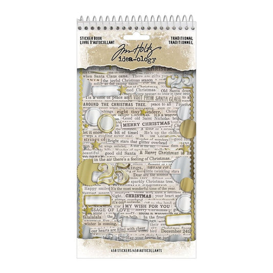 Christmas Traditional Sticker Book by Tim Holtz Idea-ology