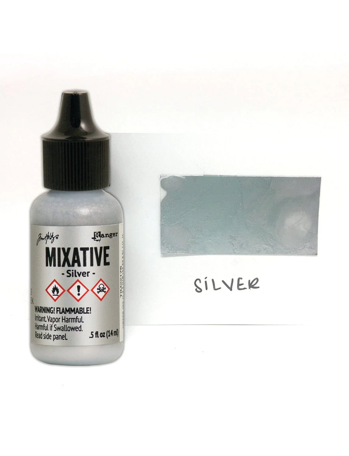 Alcohol Ink - Metal Mixative 1/2 oz - Silver