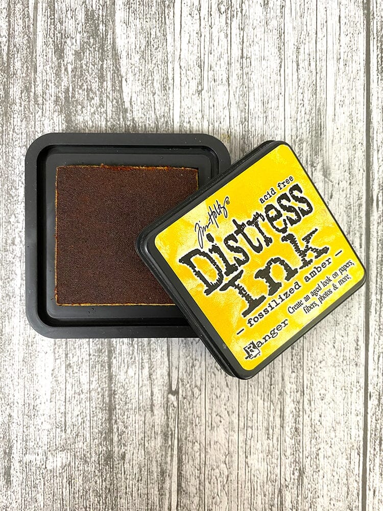Distress Ink Pad - Fossilized Amber