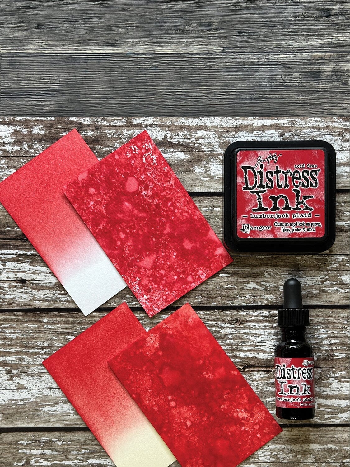 Distress Ink Reinker -  Lumberjack Plaid