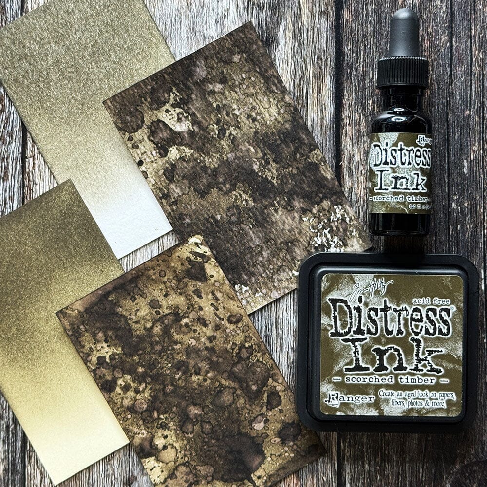 Distress Ink Reinker - Scorched Timber