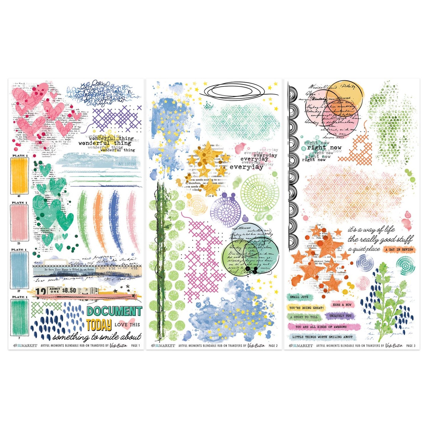 Artful Moments - Blendable Rub-Ons