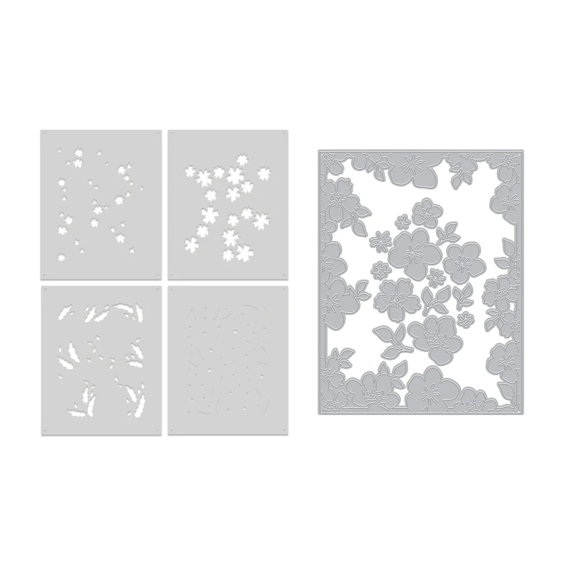 Bitty Floral - Stencil & Die Bundle