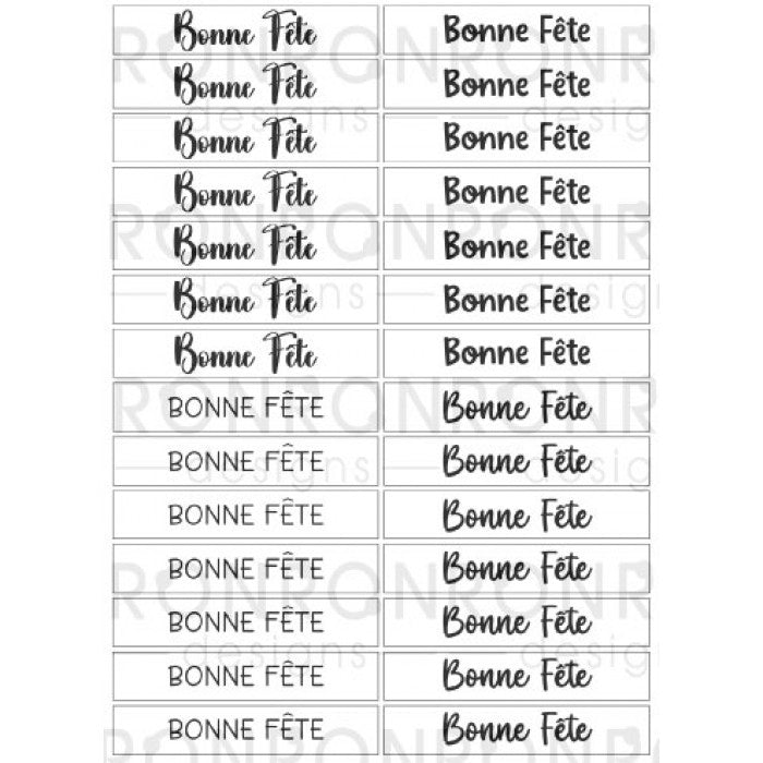 Bonne Fête - Collant - Blanc