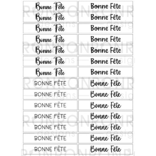 Bonne Fête - Collant - Blanc