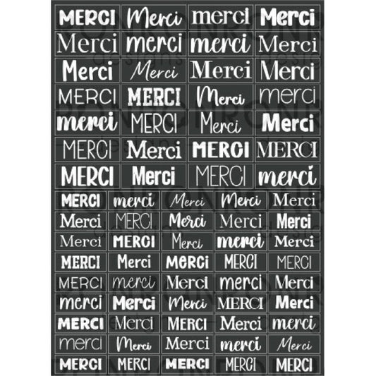 Merci - Collant - Noir