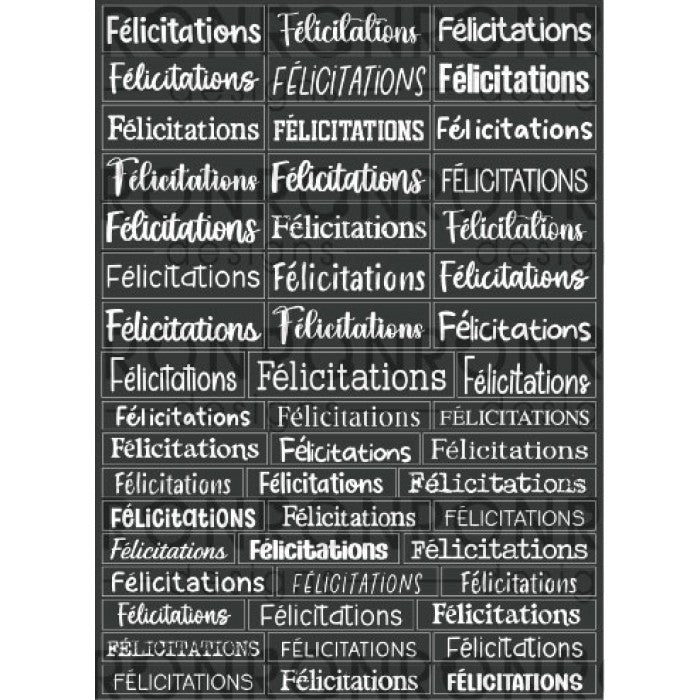 Félicitations - Collant - Noir