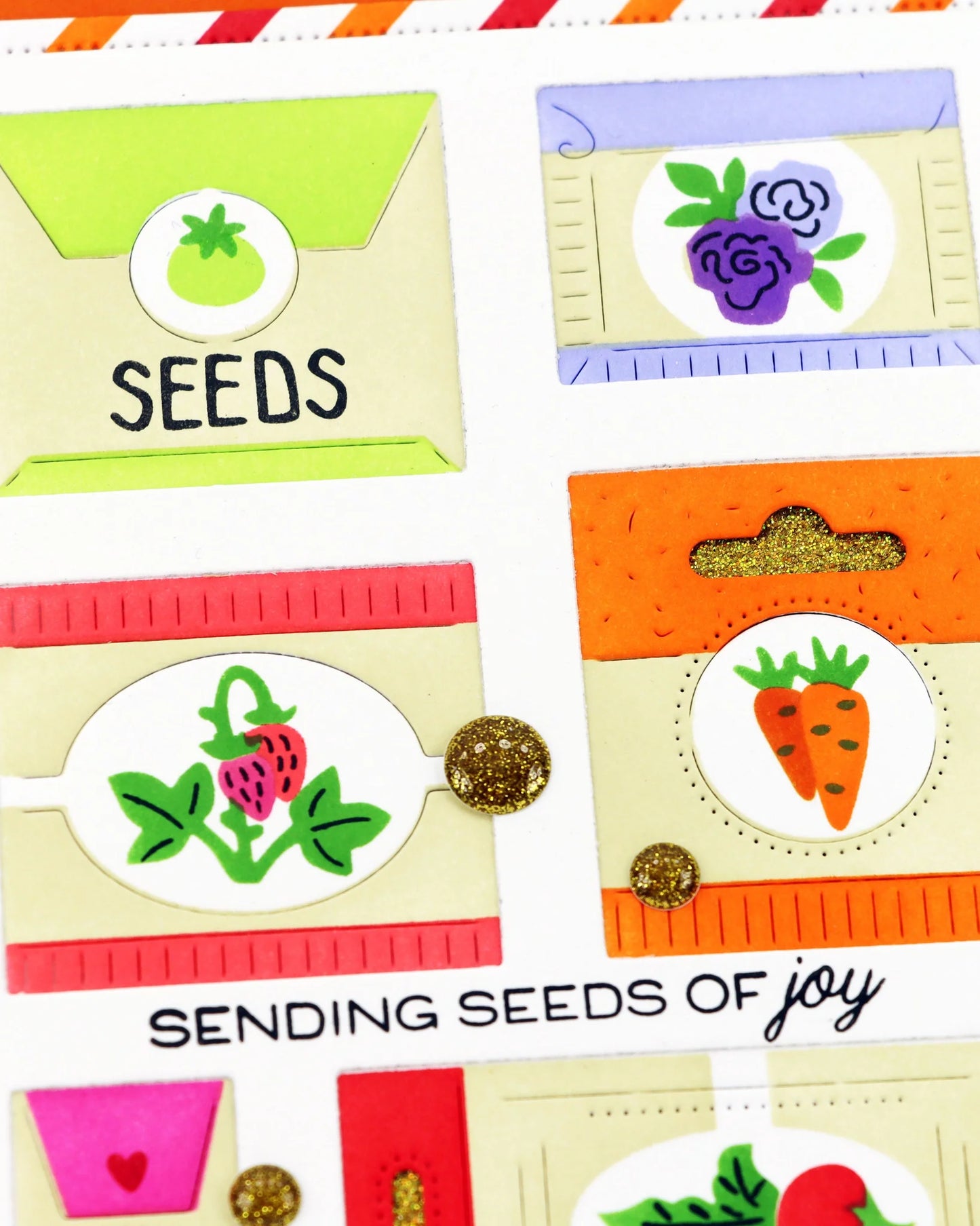 Postage Collage Seeds - Details Stamp