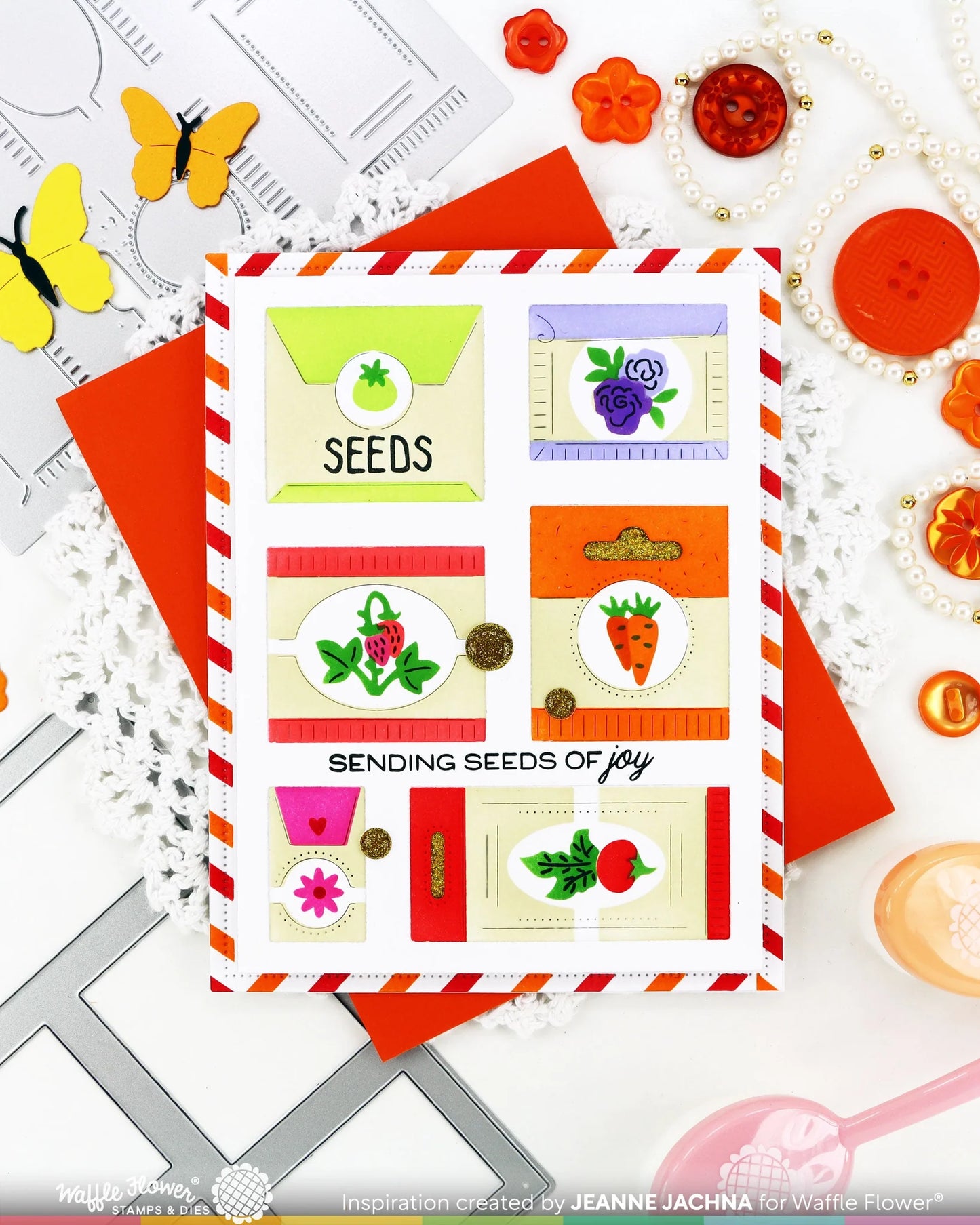 Postage Collage Seeds - Details Stamp