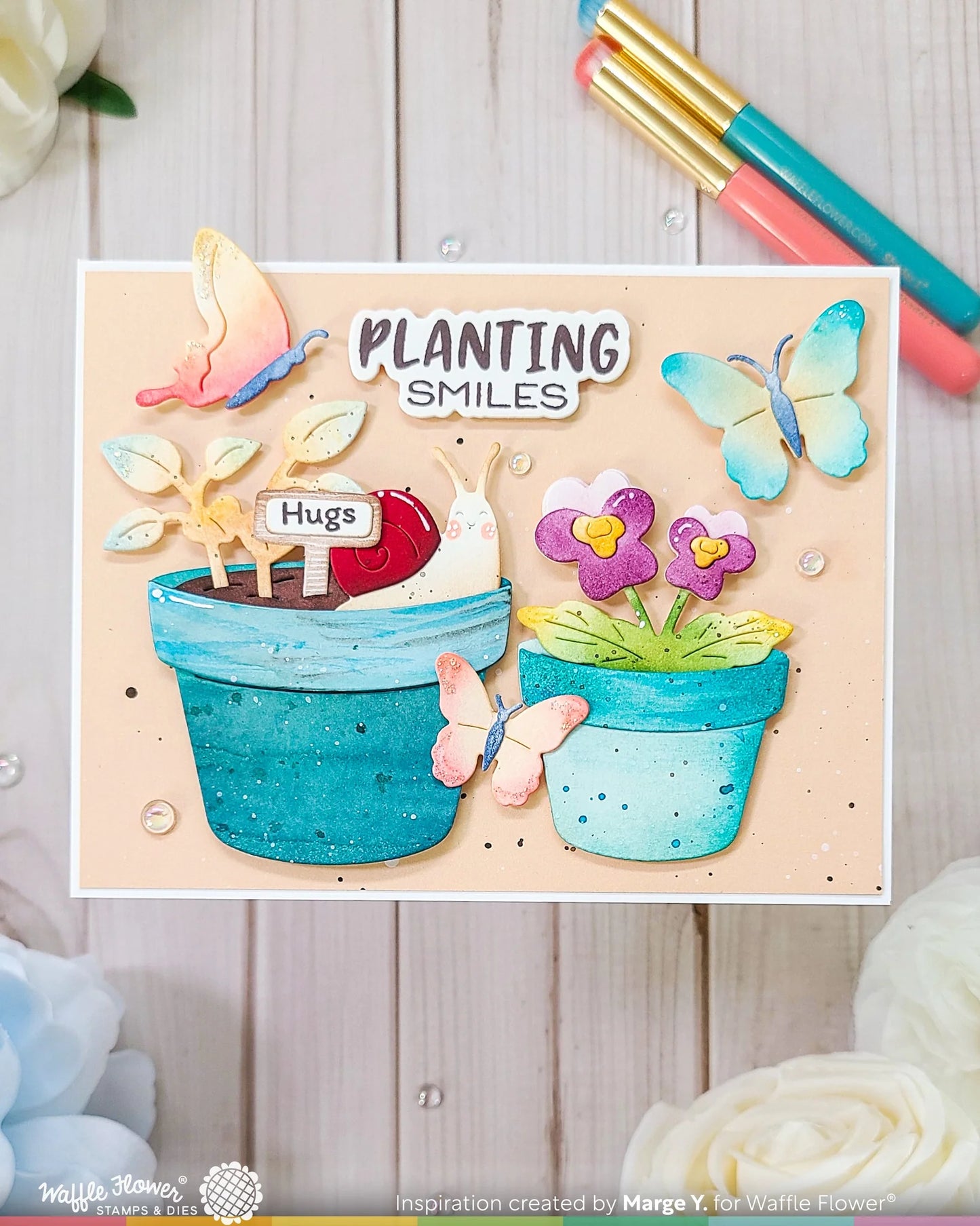 Postage Collage Gardening Add-On - Die