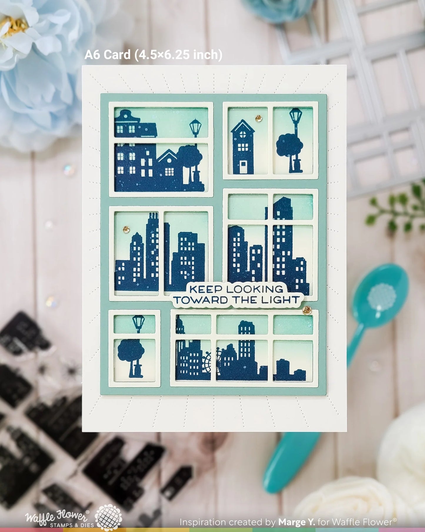 Postage Collage Windows - Die