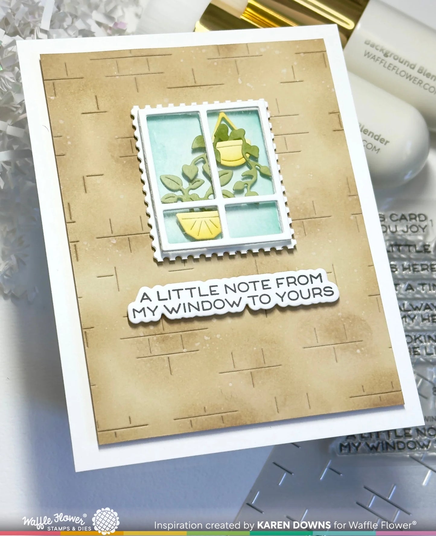 Postage Collage Windows - Die
