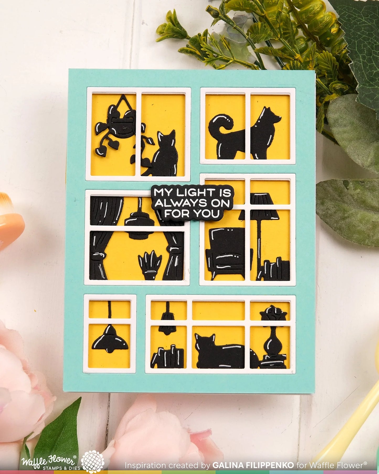 Postage Collage Windows - Die