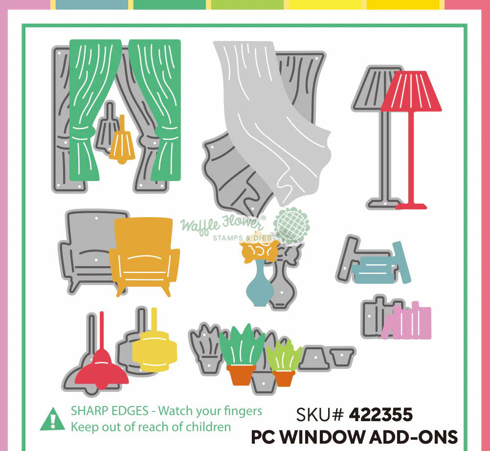 Postage Collage Window Add-On - Die