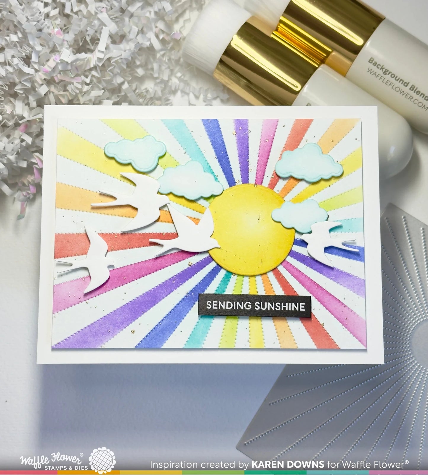 A2 Piercing Sunburst - Texture Die